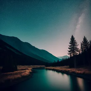 Majestic Mountain Reflection on Serene Lake