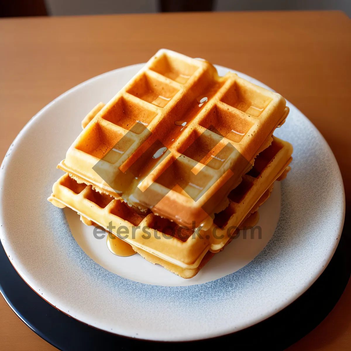 Picture of Toast Delight: A delectable breakfast treat on a plate.