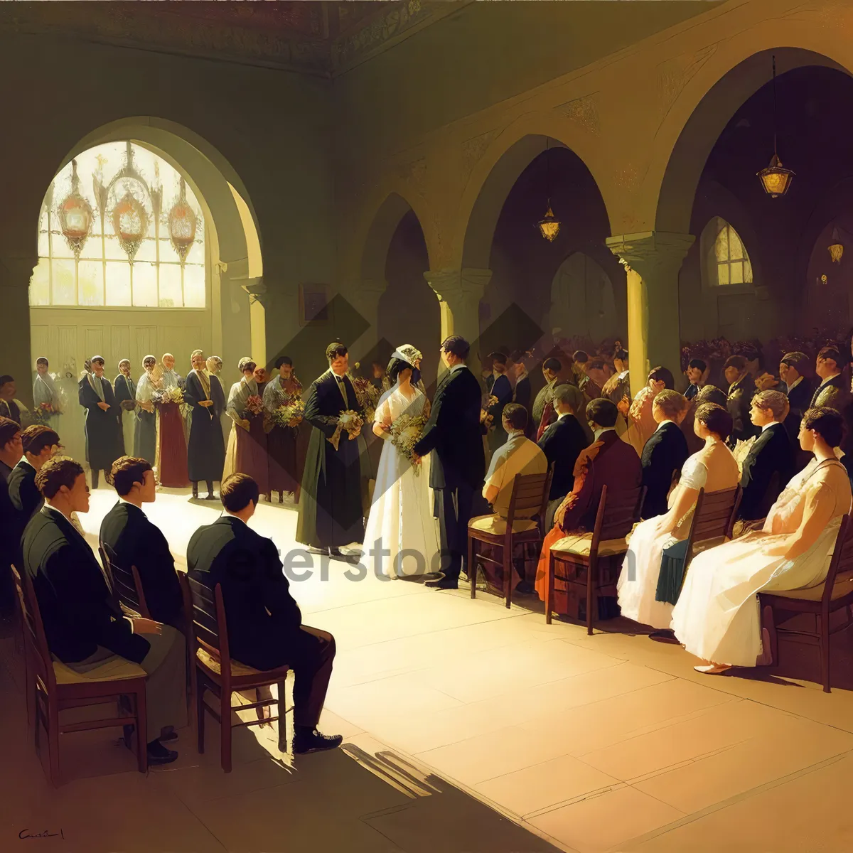 Picture of Professional meeting in a corporate office