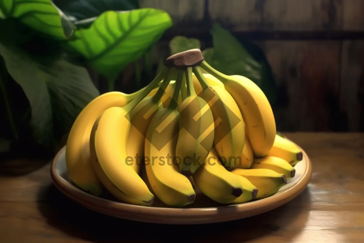 Picture of Fresh and Delicious Yellow Banana