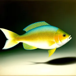 Goldfish Swimming in Aquarium Bowl