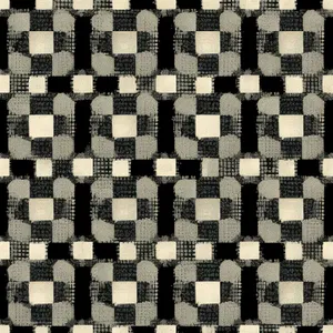 Black geometric checkered tile wallpaper design texture.