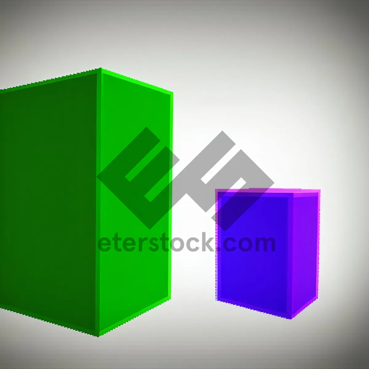 Picture of Empty 3D Box Template Set