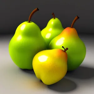 Juicy Yellow Apple - Fresh and Healthy Fruit