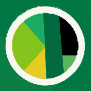 Round web graphic design icon