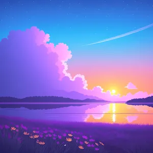 Starry Night Sky with Celestial Lighting
