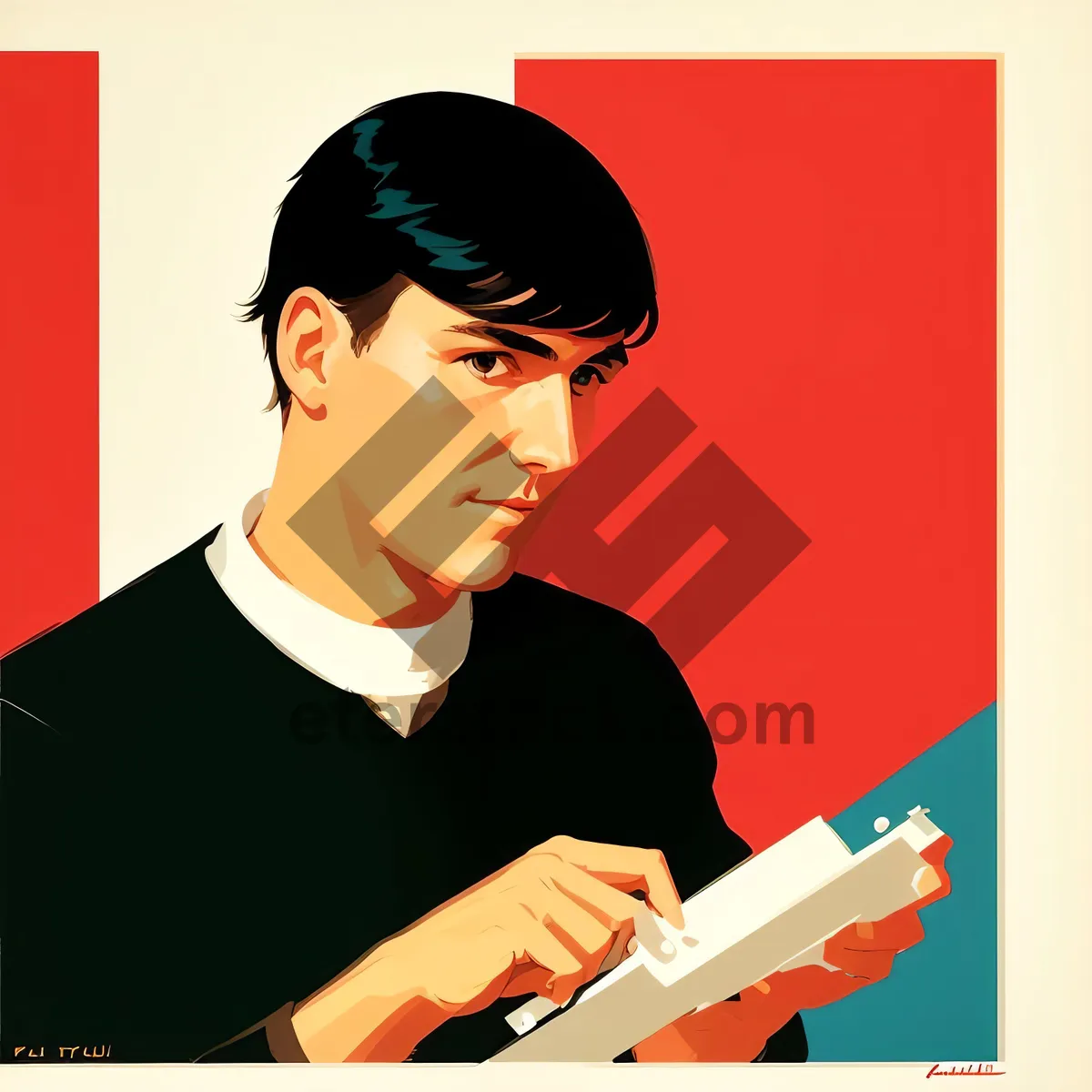 Picture of Professional businesswoman working on laptop in office