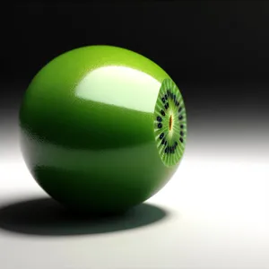 Granny Smith Eating Apple - Healthy Fruit Sphere