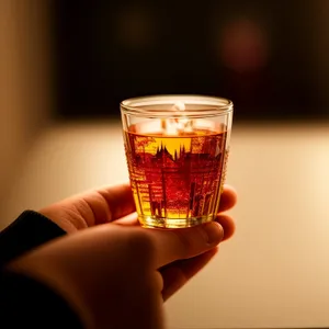Refreshing Vodka Goblet - Cold Beverage in Glass