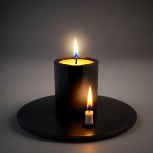 Mystical Fire Glow: Celebratory Candle Lighting