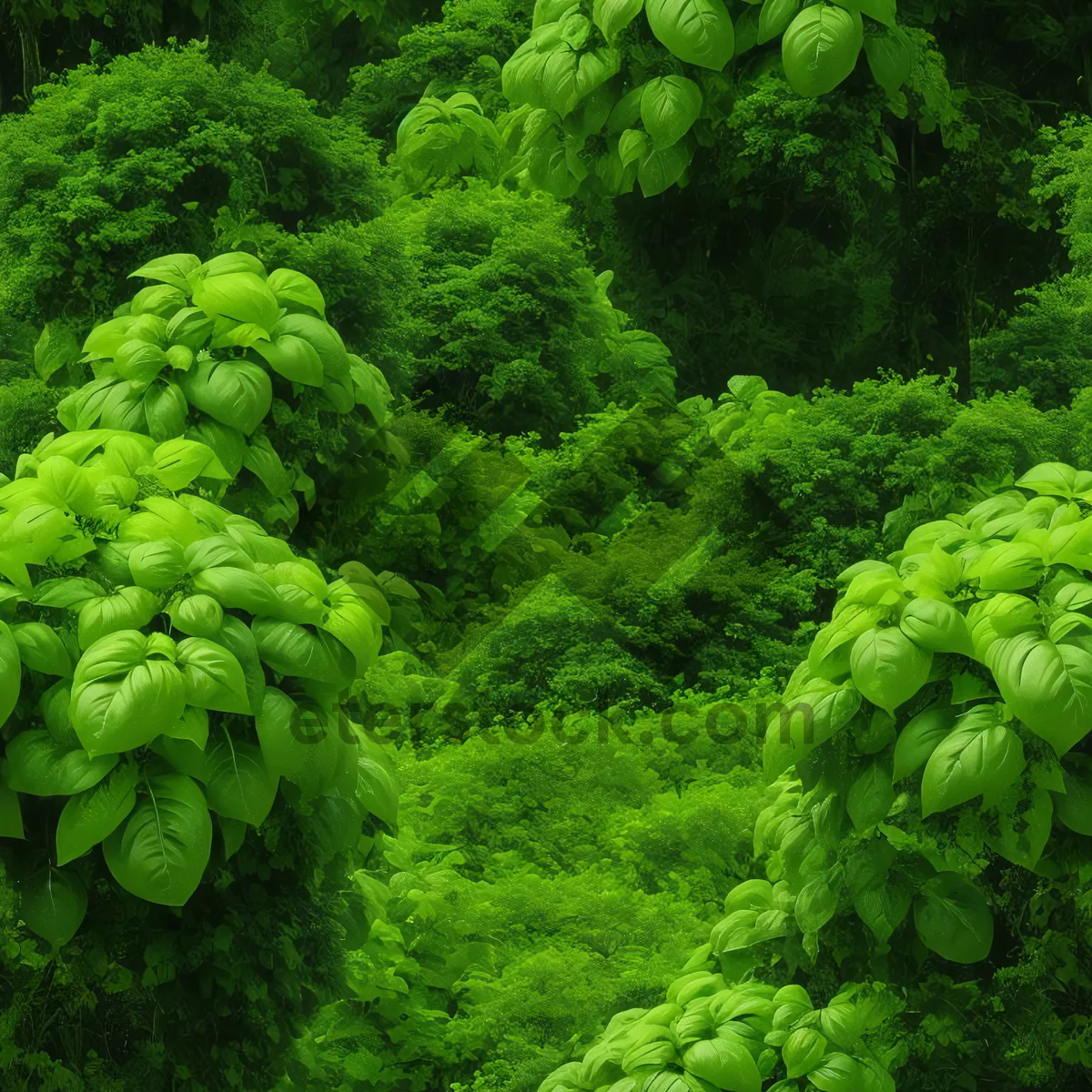 Picture of Fresh Garden Angelica: Vibrant Vascular Plant in Lush Landscape