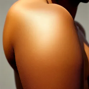 Seductive Skin: Attractive Adult Model's Healthy Body