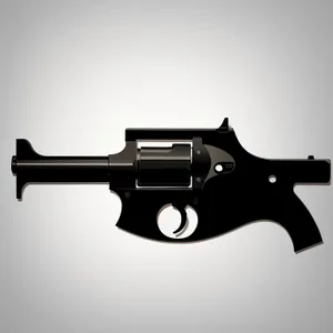 Desert Gunfire: Dangerous Revolver Pistol Weapon