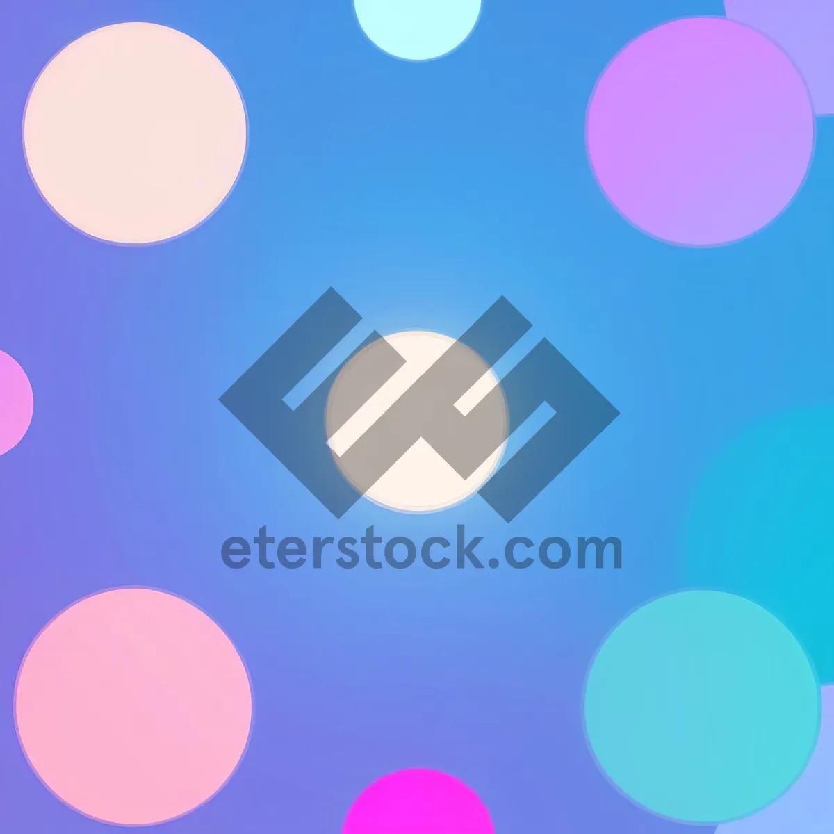 Picture of Shiny Polka Dot Circle Pattern for Modern Web Design