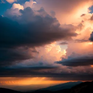 Vibrant Skyline at Sunset
