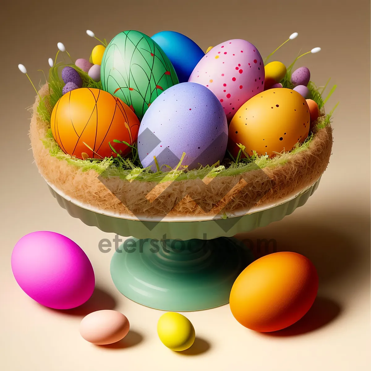 Picture of Colorful Easter Egg Celebration