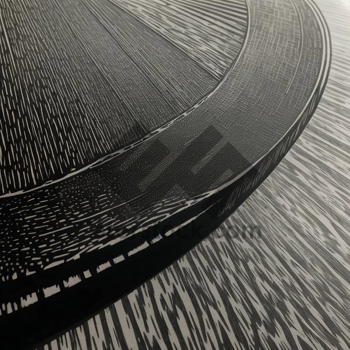 Picture of Digital Vinyl Texture Design: Patterned Phonograph Record