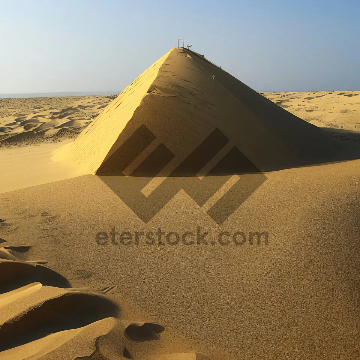 Picture of Sandy Dune Landscape under Moroccan Sun