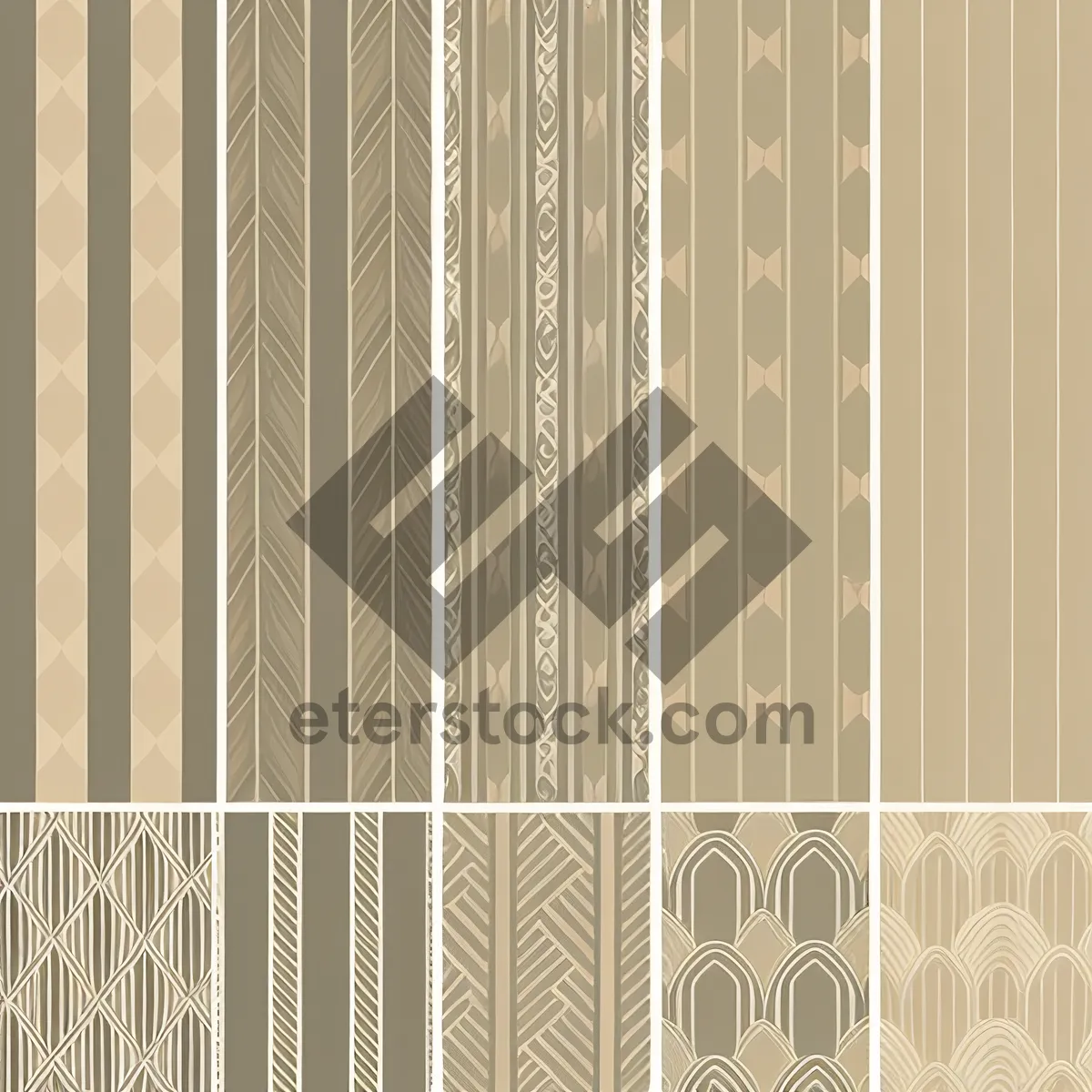 Picture of Abstract Retro Striped Pattern Design