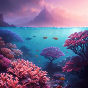 Vibrant Life Beneath the Coral Reef