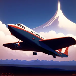 Skybound Airliner in Flight