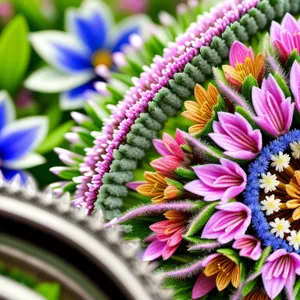 Vibrant Blooms: A Colorful Garden of Daisy Petals