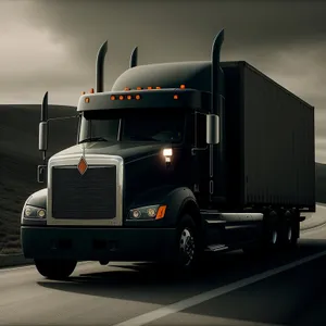 Highway Hauler: Fast Freight Delivery on Wheels.