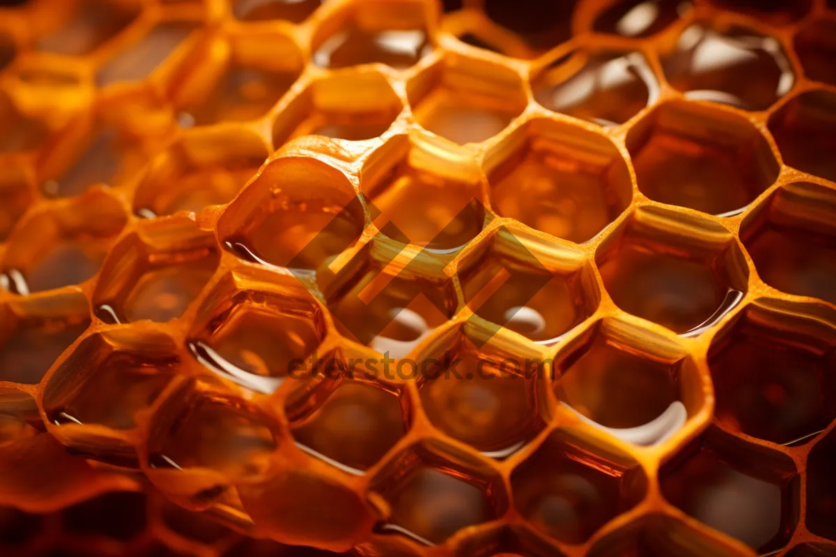 Picture of Abstract Honeycomb Pattern Design