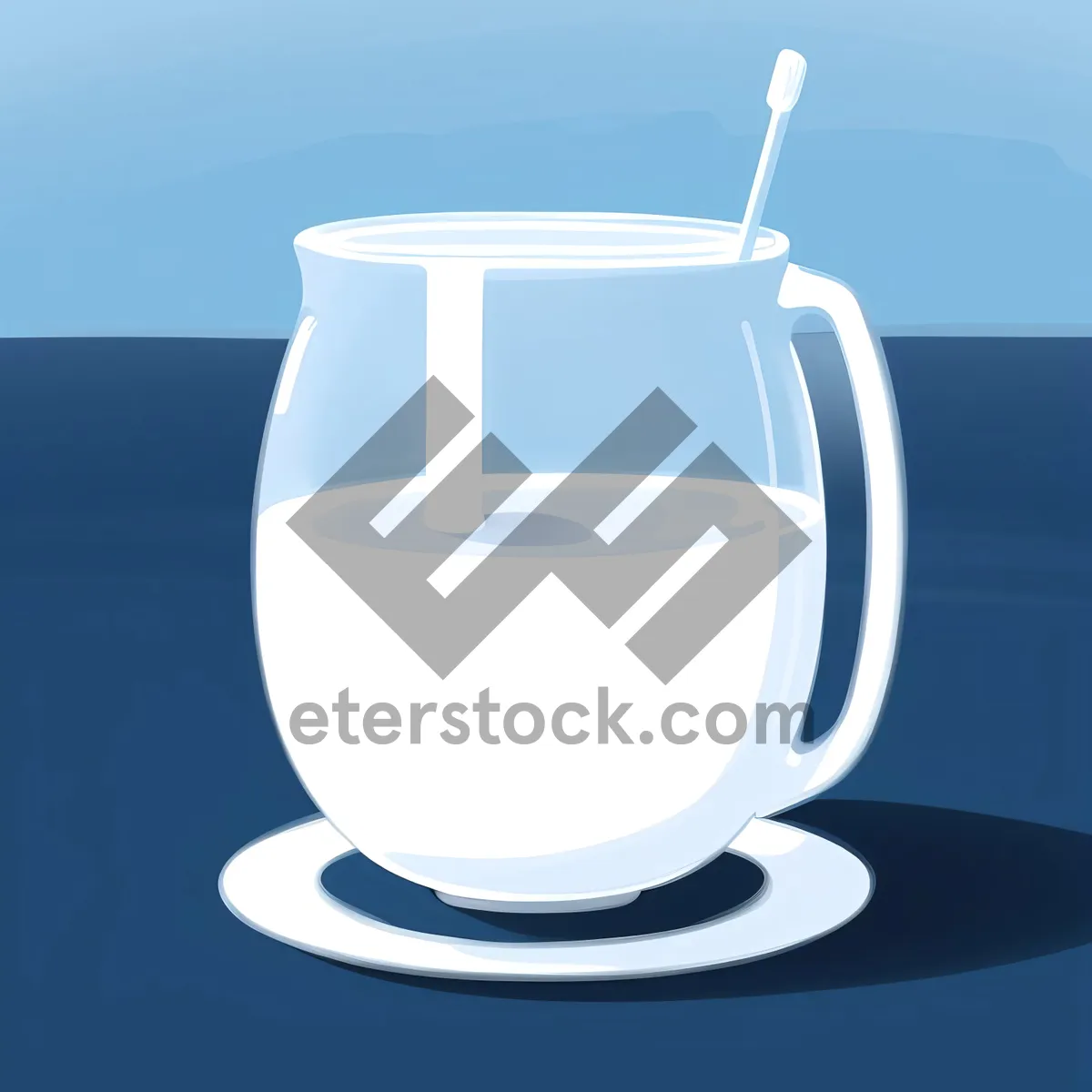 Picture of Drink Icon: Tea Cup in Glass