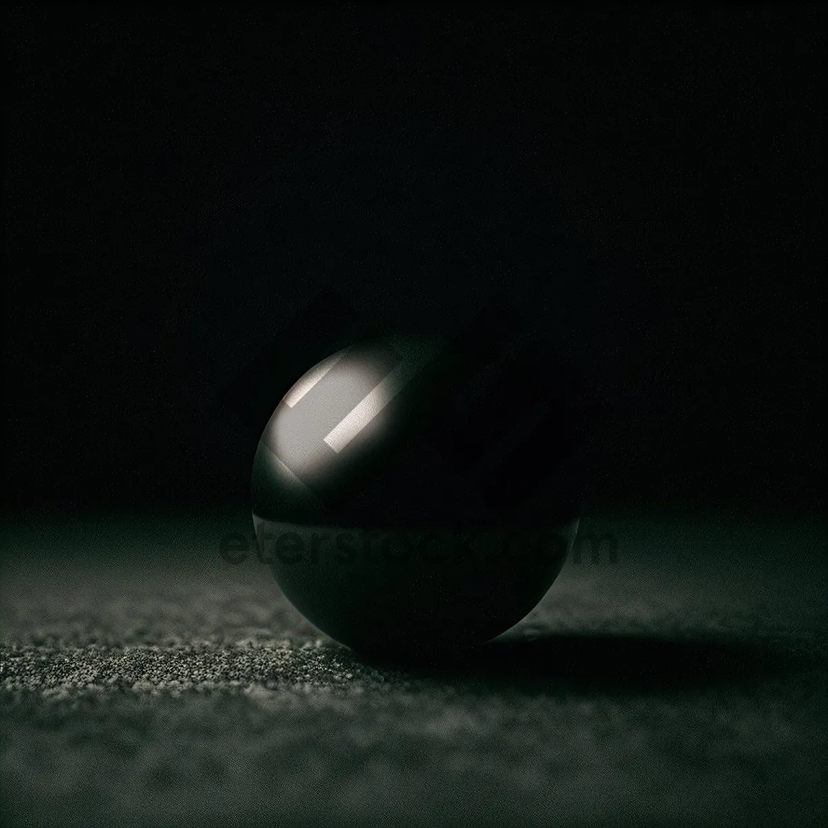 Picture of Black Sphere on Pool Table: Cosmic Game Equipment