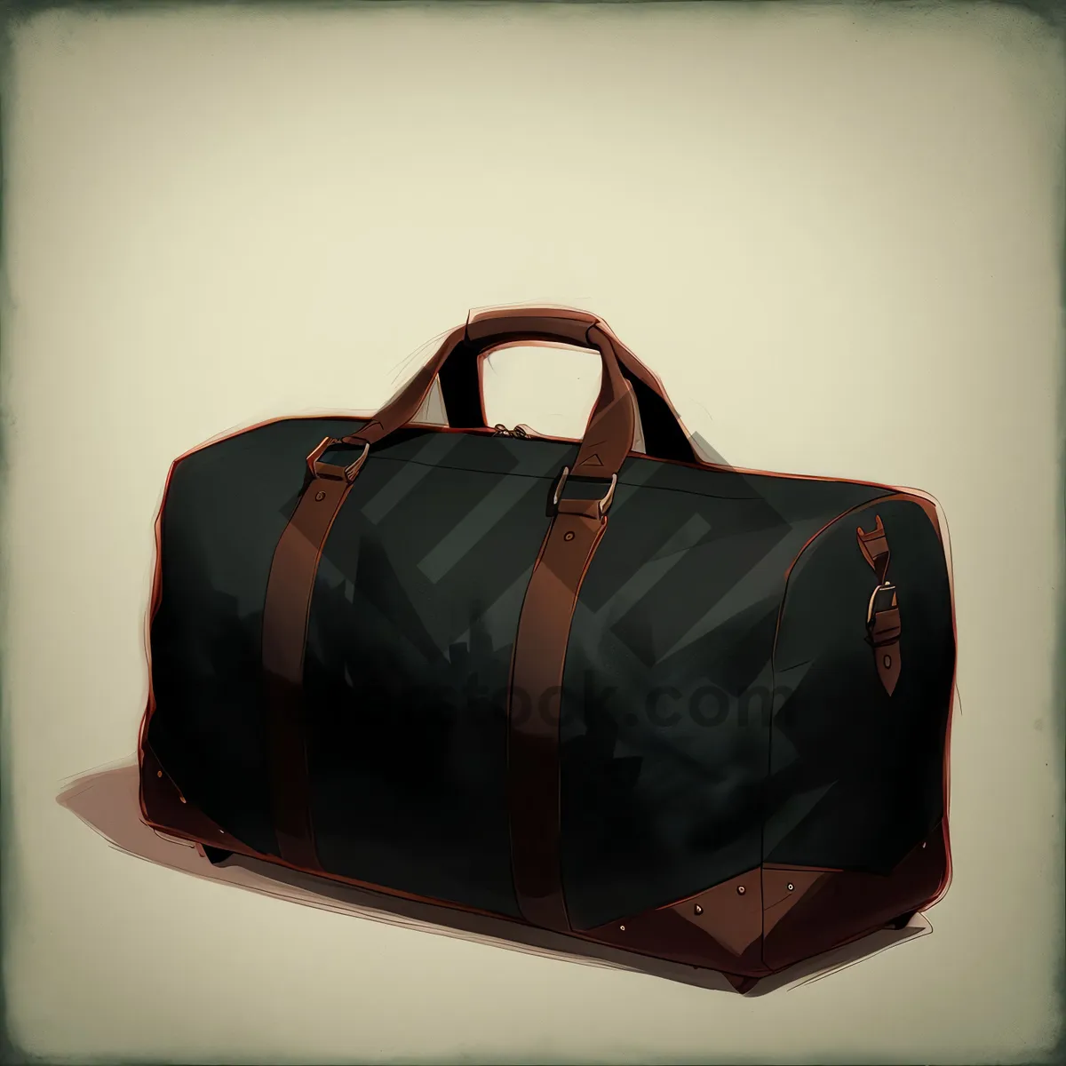 Picture of Leather Briefcase - Stylish Container for Business Essentials