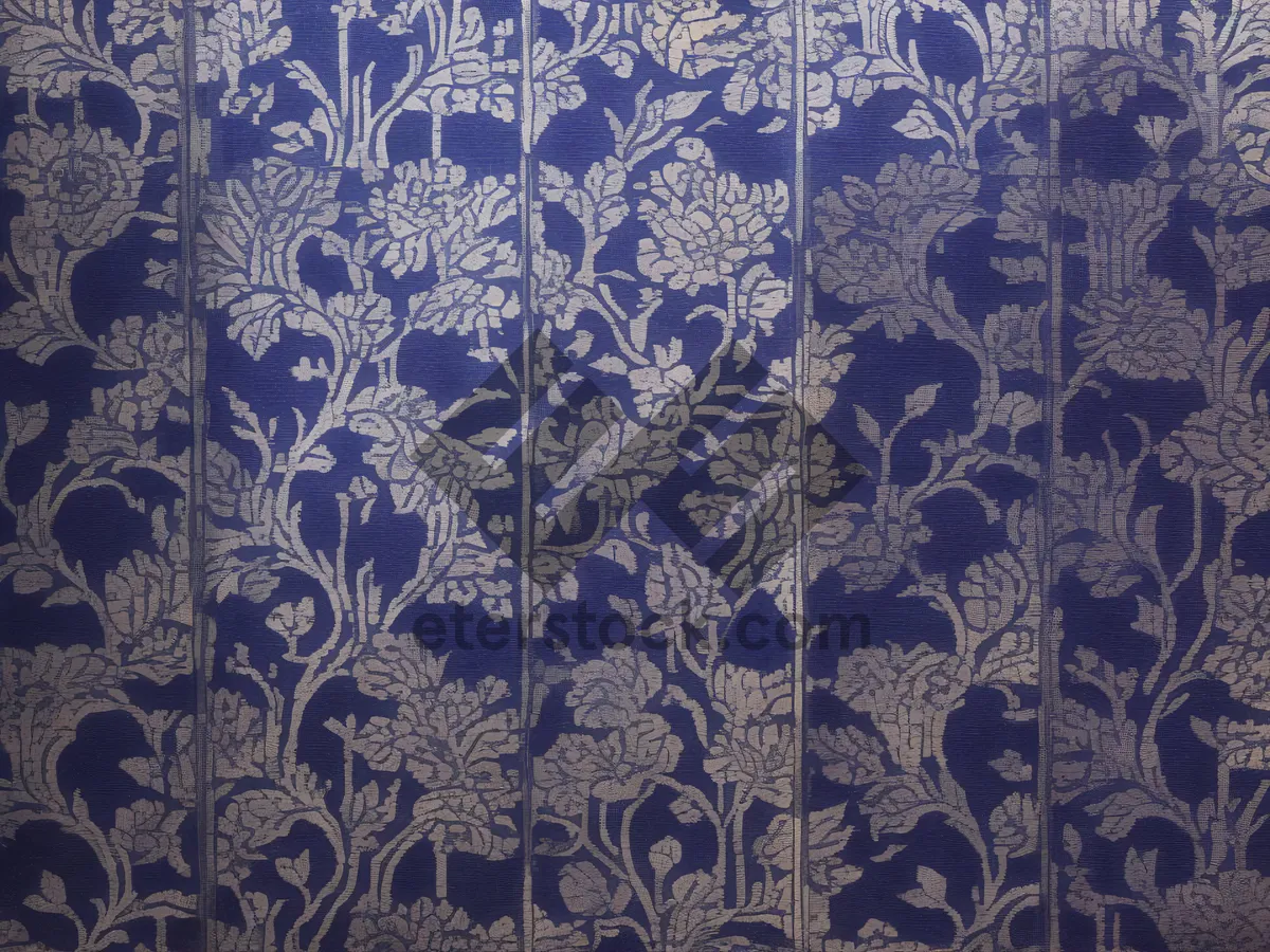 Picture of Elegant Vintage Floral Textile Pattern Decoration