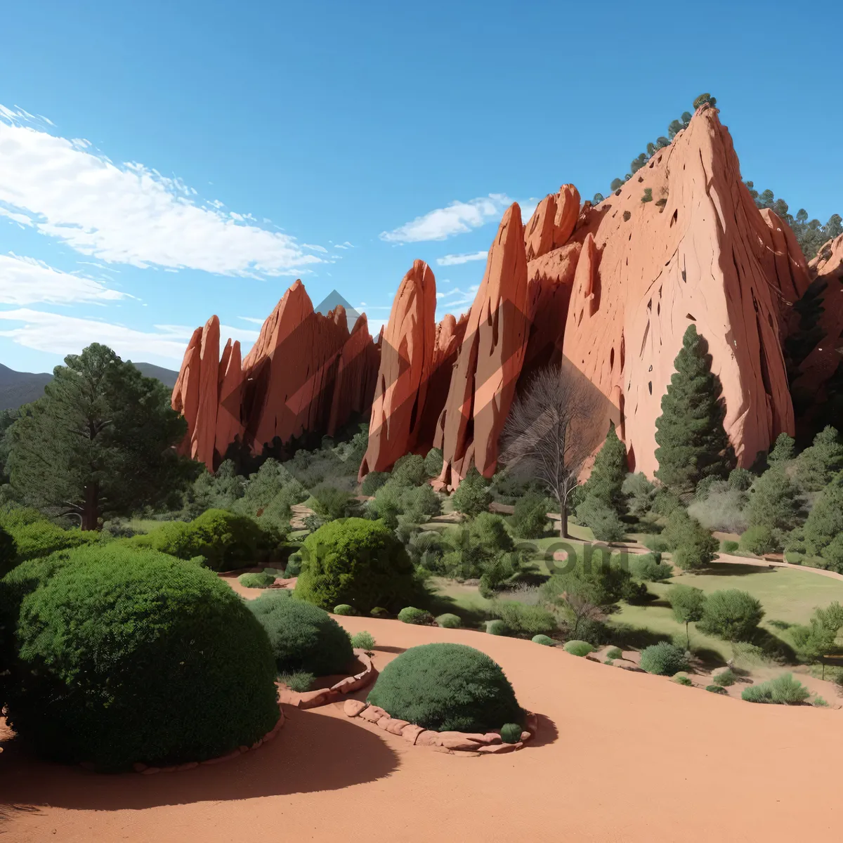 Picture of Southwest Rocky Valley Scenic View