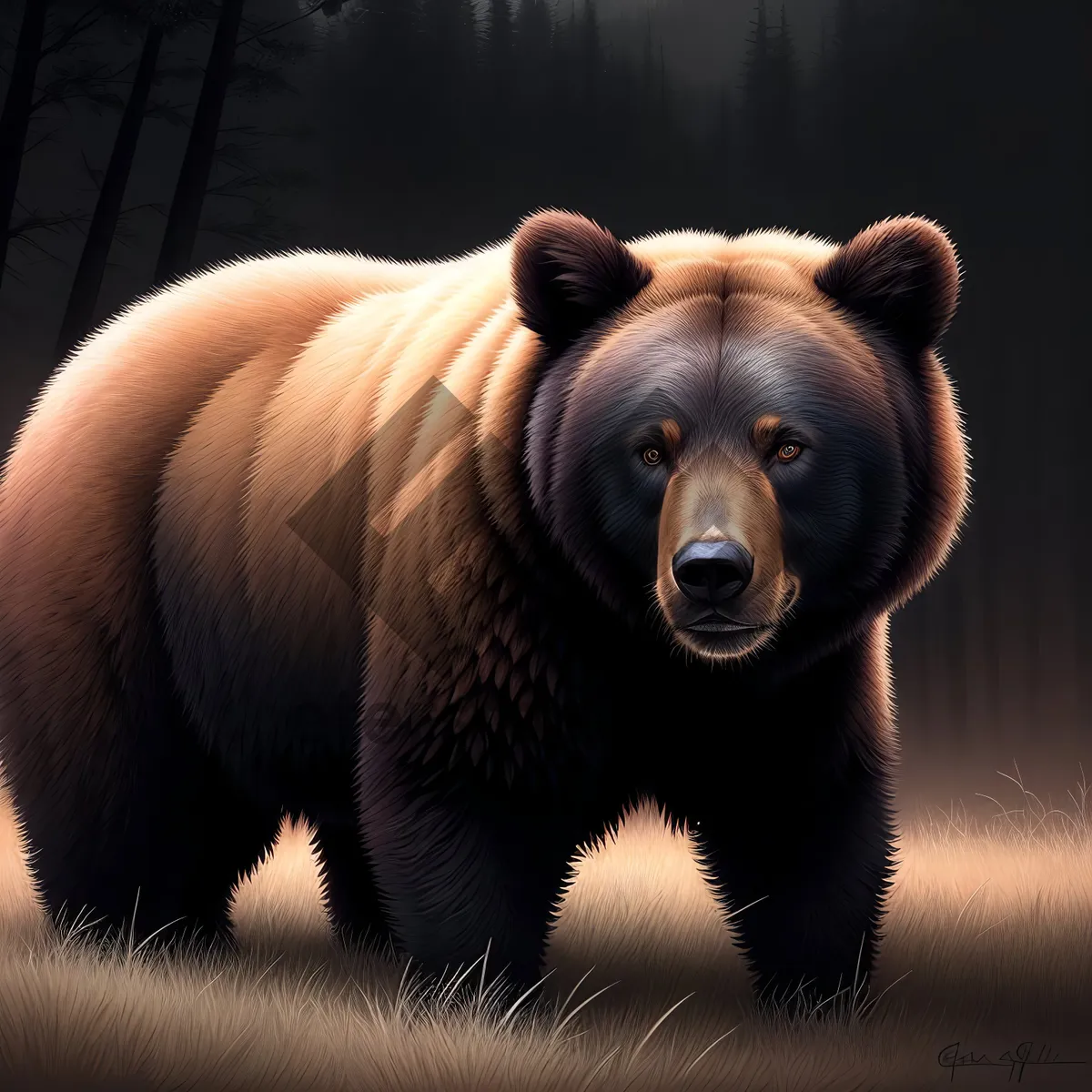 Picture of Fierce and Majestic: the Brown Bear in Wildlife.