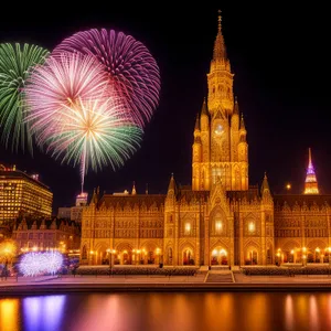 Iconic Night View of London's Historic Architecture