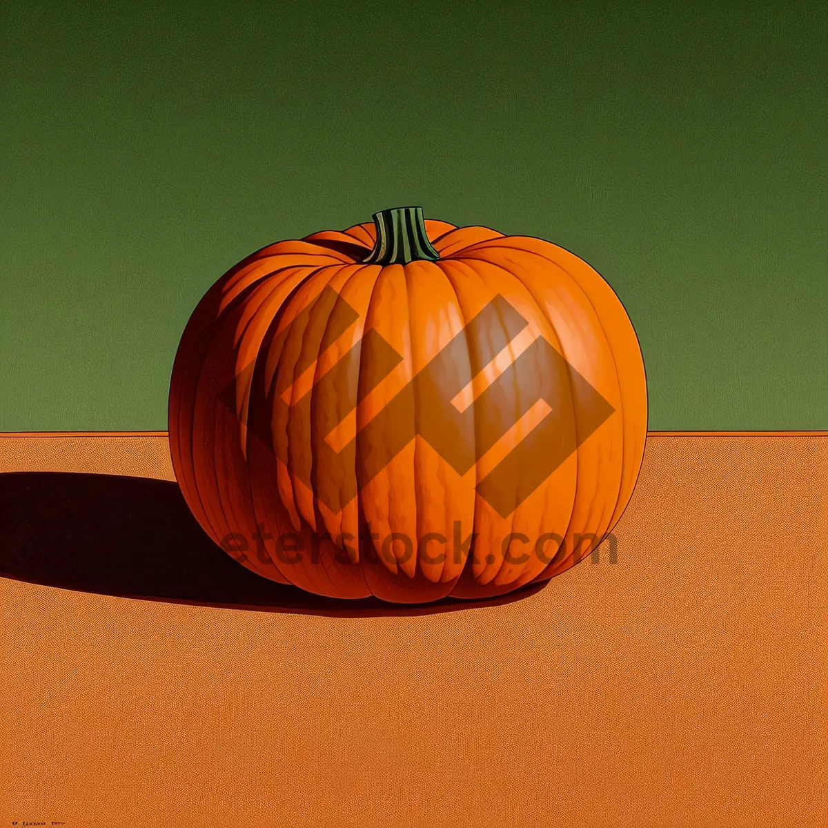 Picture of Festive Autumn Pumpkin Decoration for Thanksgiving