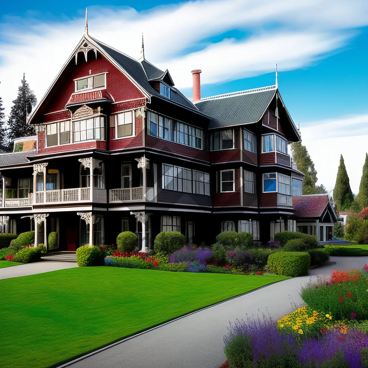 Picture of Historic Brick Residence with Expansive Lawn