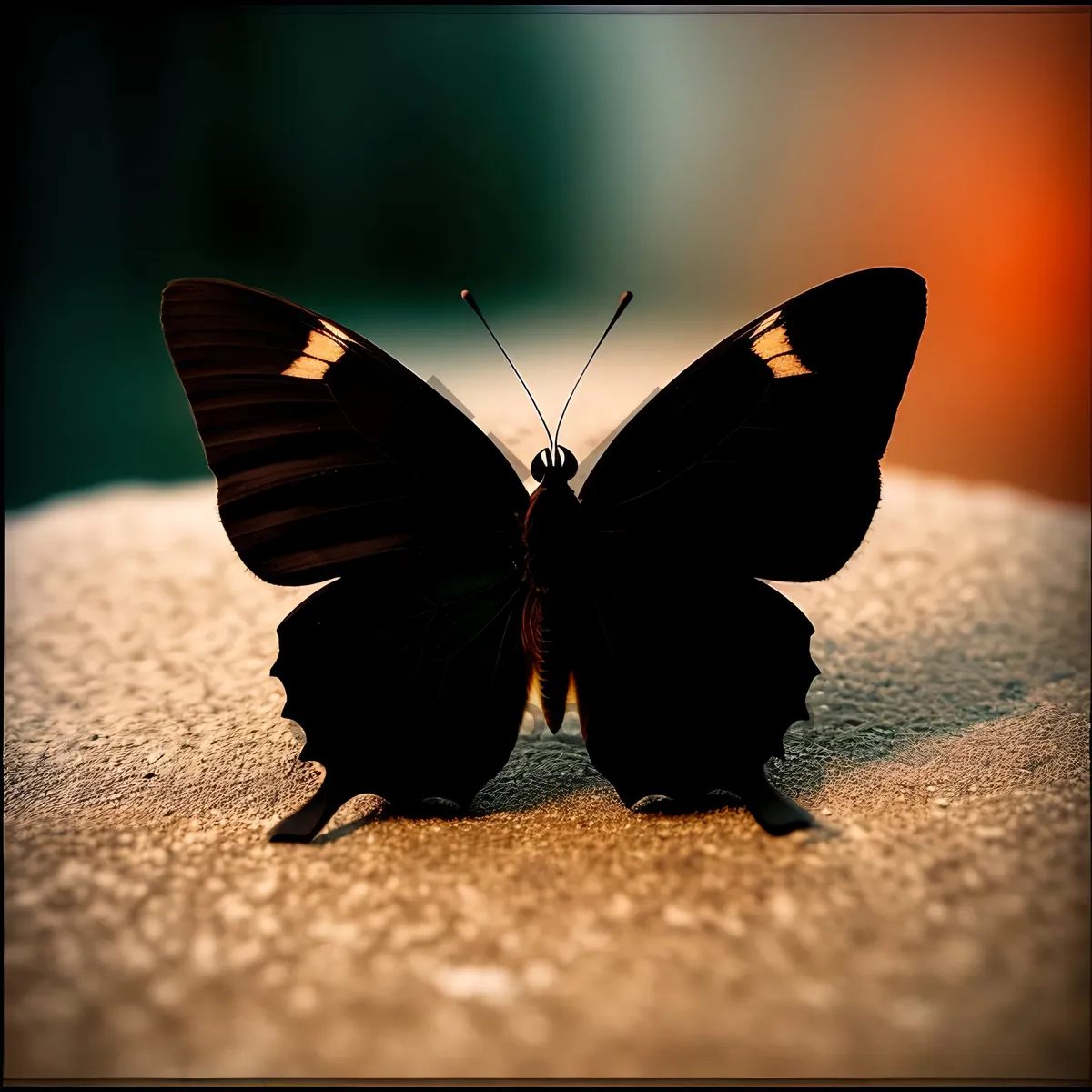 Picture of Colorful Butterfly in Garden