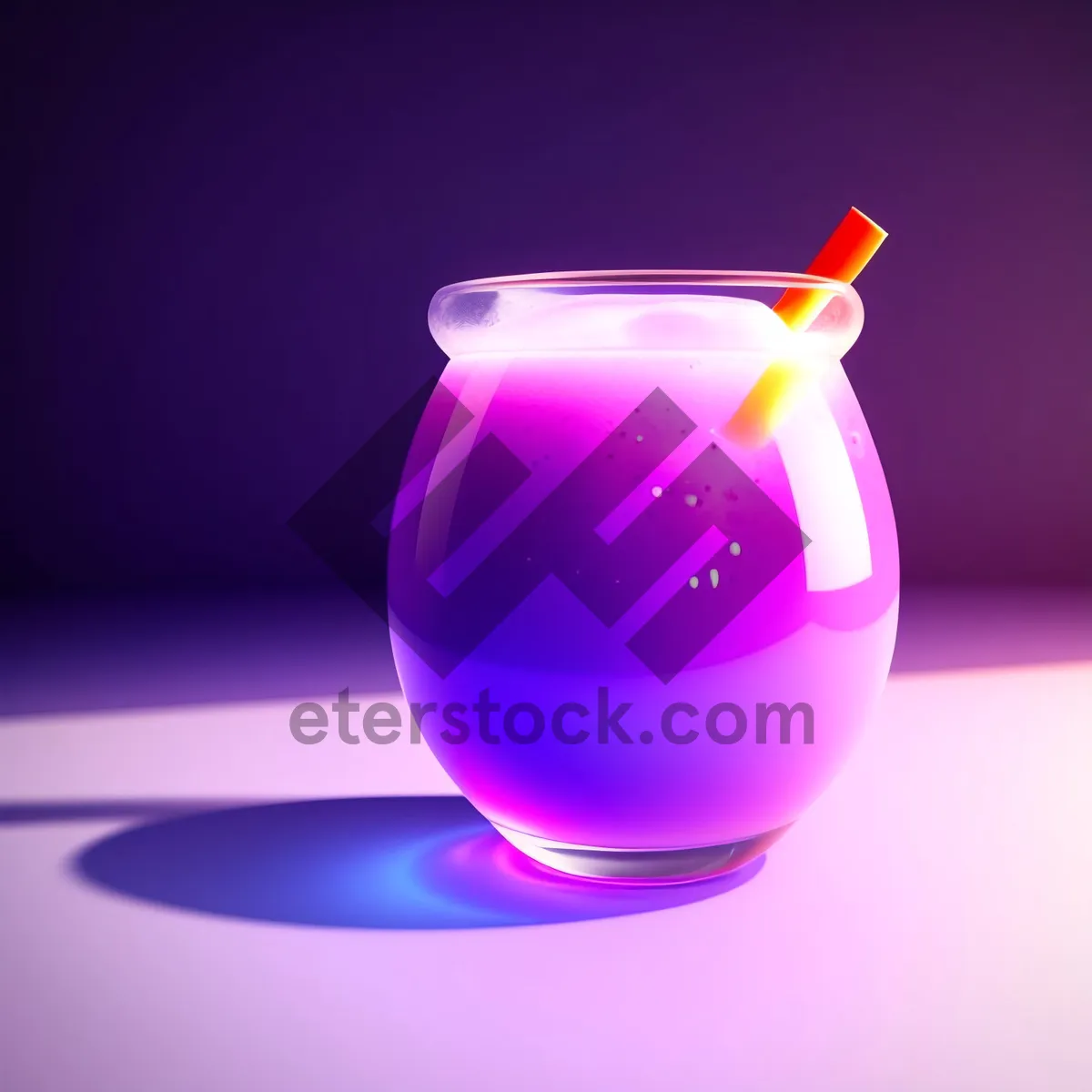 Picture of Refreshing Tea Cup - Beverage in Glass Container