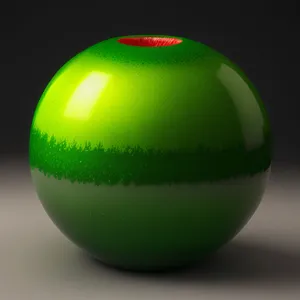 Spherical Egg and Apple Ball - Fresh Fruit Delight