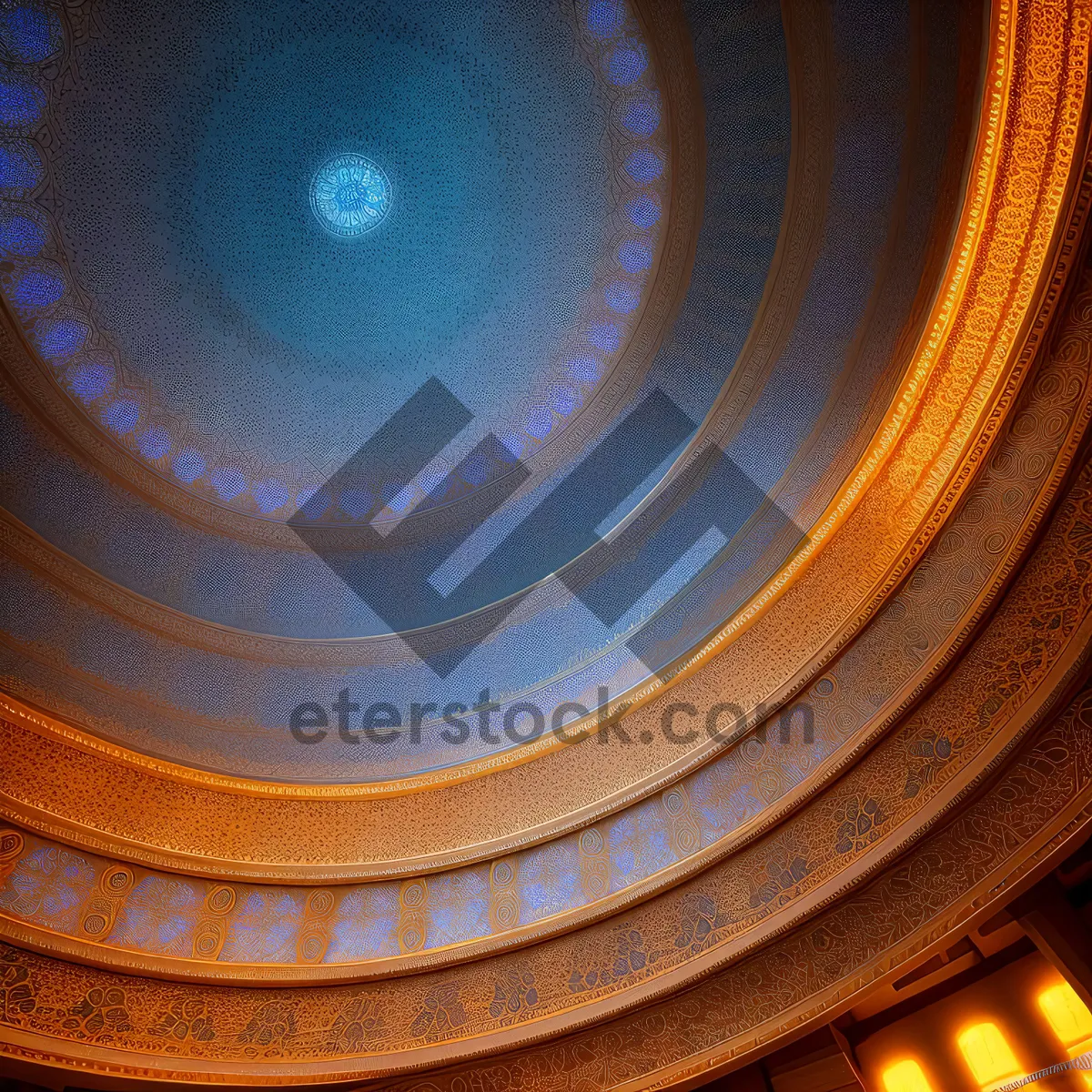 Picture of Dome of Light: Futuristic Planetarium Structure with Graphic Texture