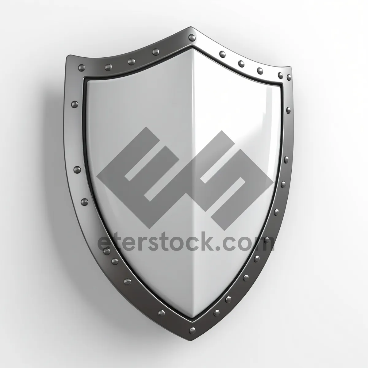 Picture of Graphic design shape icon symbol shield heart frame