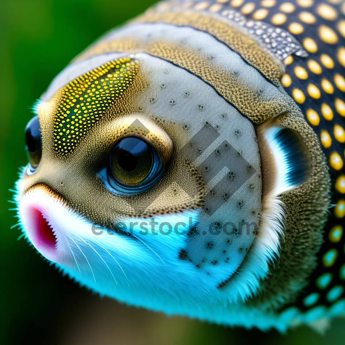 Picture of Tropical reptile with banded gecko markings