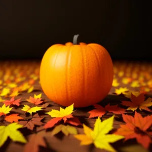 Autumn Harvest: Vibrant Pumpkin Gourd Decoration