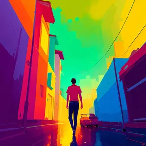 Proud Nation Unites in Cheering Crowd at Vibrant Nighttime Stadium