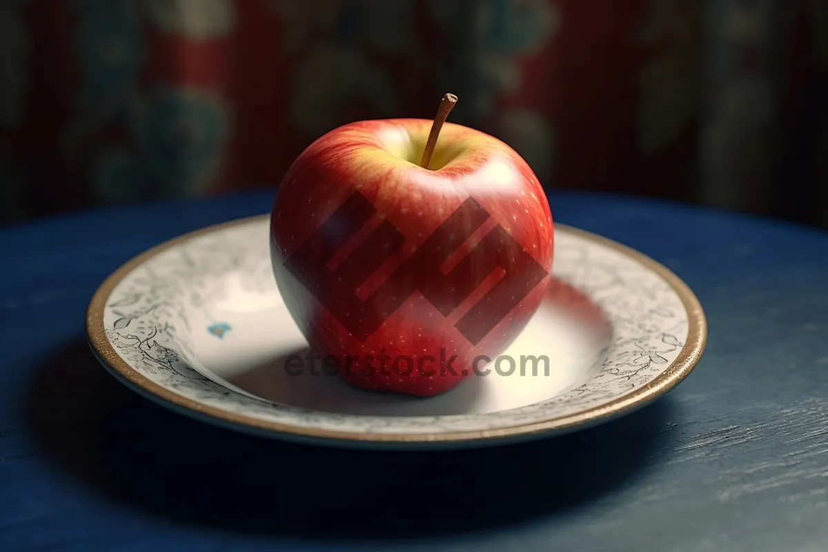 Picture of Fresh and Delicious Empire Apple Snack.