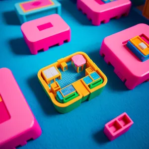 Rubber Eraser Cube - Playful Icon for Business.