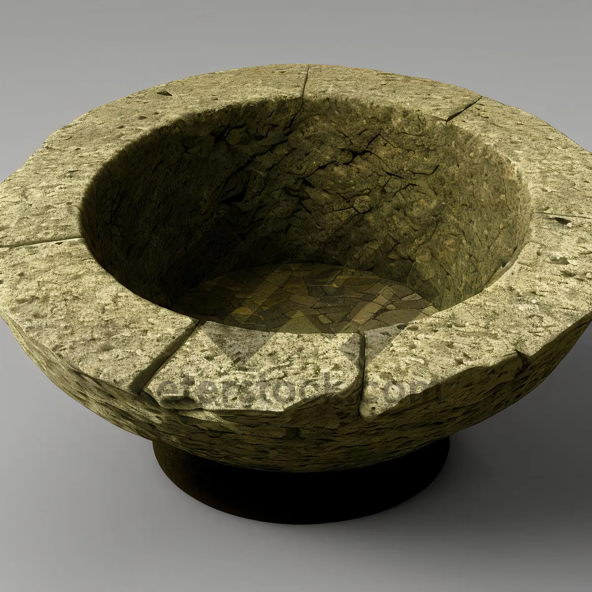 Picture of Harmonious Balance: Stone Mortar and Pestle Spa