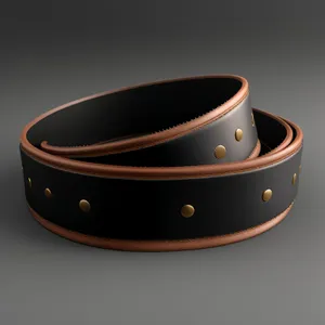 Golden Leather Buckle Bangle: High Fashion Luxury Jewelry