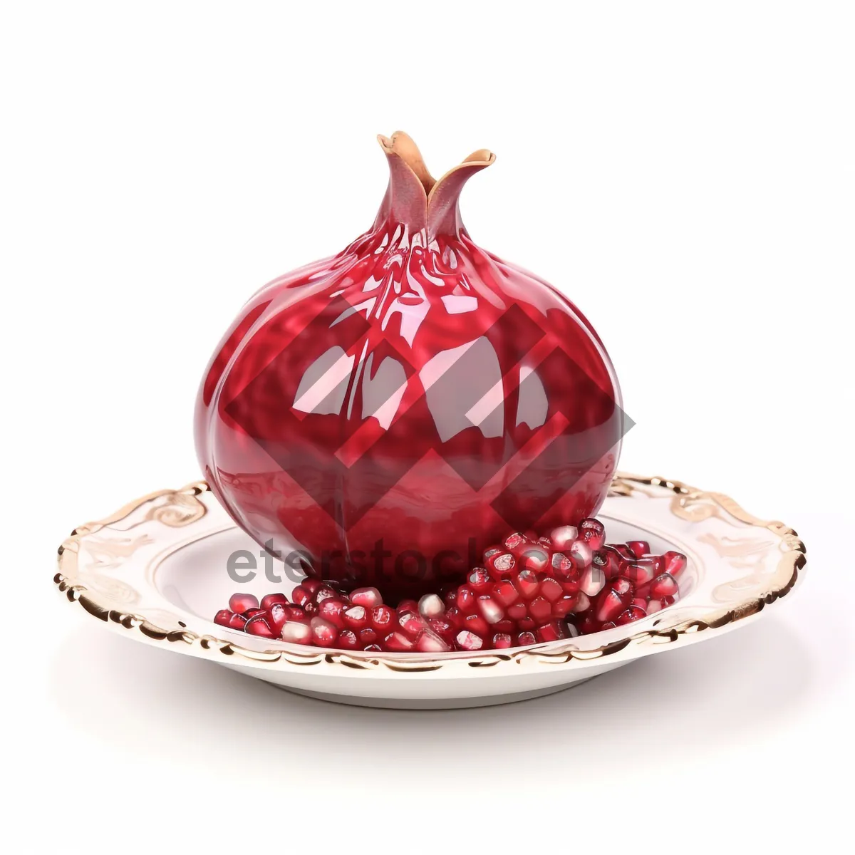 Picture of Fresh Pomegranate, Healthy Sweet Fruit for Vegetarian Diet